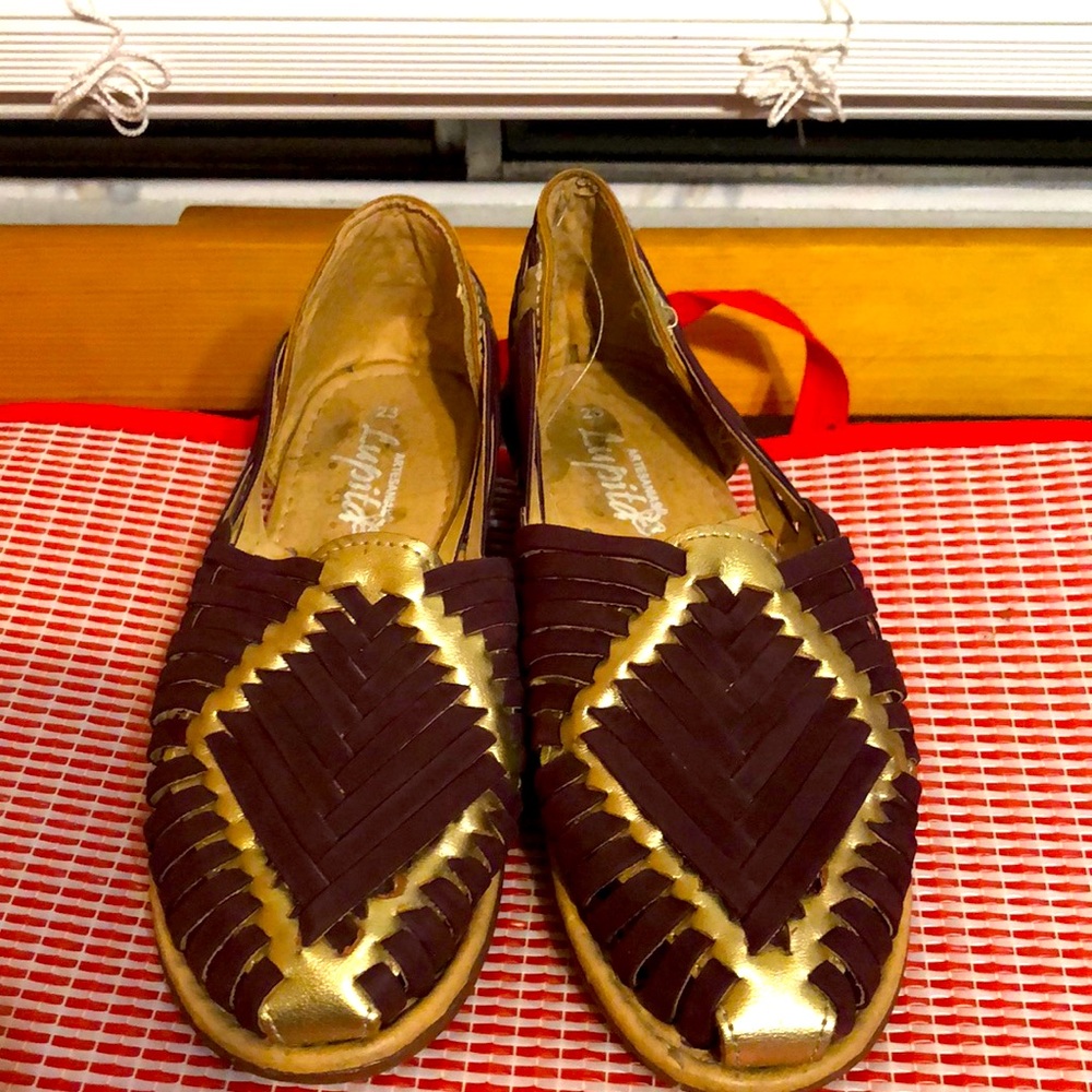 Huaraches or Mexican sandals.